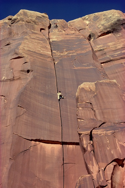 Photo:  crack climbing 